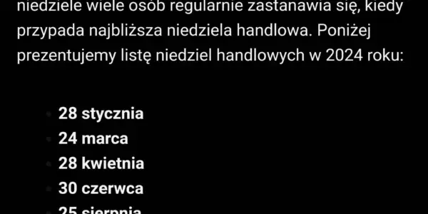 Niedziela handlowa 15 lutego 2026: Co warto wiedzieć?