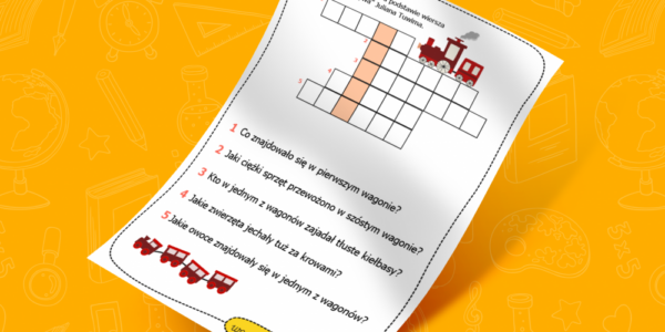 Co jedzie w ostatnim wagonie pociągu z wiersza Lokomotywa?