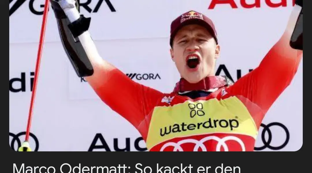 Marco Odermatt: Dominacja w narciarstwie alpejskim