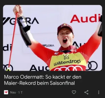 Marco Odermatt: Dominacja w narciarstwie alpejskim