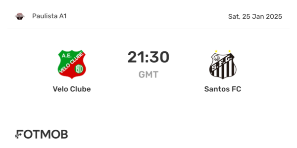Santos FC – Velo Clube: Zapowiedź Meczowa