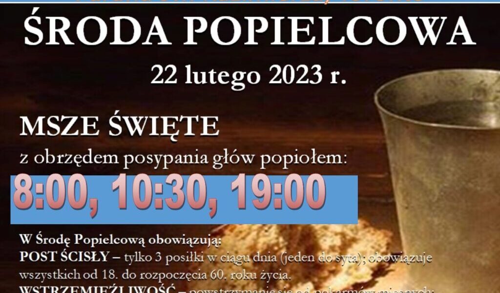Środa Popielcowa 2026: znaczenie i tradycje