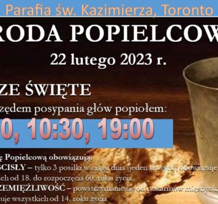 Środa Popielcowa 2026: znaczenie i tradycje