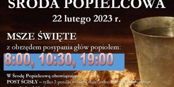 Środa Popielcowa 2026: znaczenie i tradycje