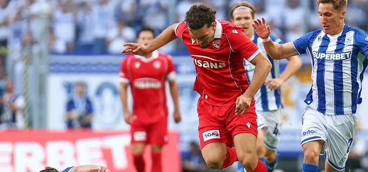 Program tv dla Piłka nożna - rewanżowy mecz fazy play-off: FC Thun - Lech Poznań