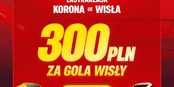 Korona Kielce - Wisła Kraków. Ogromny kurs 150.00 na gola Białej Gwiazdy! - przegladsportowy.onet.pl